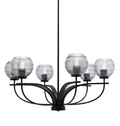 Cavella 6 Light Large Chandelier by Toltec 3906-MB-5110 - 3906-MB-5110