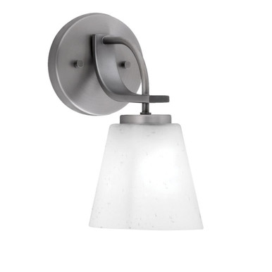 Cavella 1 Light Steel Wall Sconce 10.5 Inch Tall by Toltec - 3911-GP-460