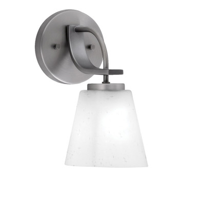 Cavella 1 Light Steel Wall Sconce 10.5 Inch Tall by Toltec - 3911-GP-460