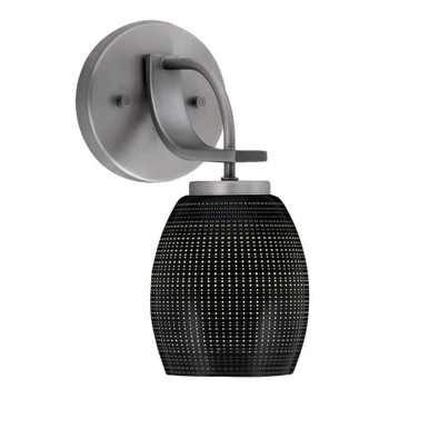 Cavella 1 Light Wall Sconce 10.75 Inch Tall by Toltec - 3911-GP-615