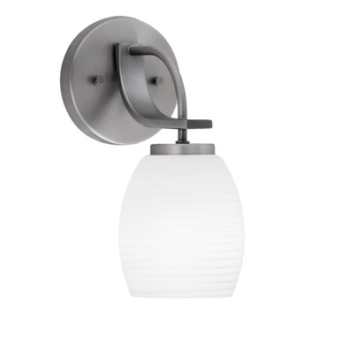 Cavella 1 Light Wall Sconce 10.75 Inch Tall by Toltec - 3911-GP-615
