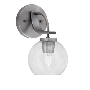 Cavella 1 Light Wall Sconce 10.25 Inch Tall by Toltec - 3911-GP-4100