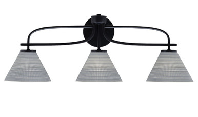 Cavella 3 Light Vanity Light 28.75 Inch Length by Toltec - 3913-MB-4052