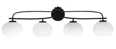 Cavella 4 Light Vanity Light 39 Inch Length by Toltec - 3914-MB-202