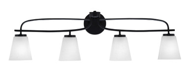 Cavella 4 Light Vanity Light 36.5 Inch Length by Toltec - 3914-MB-460