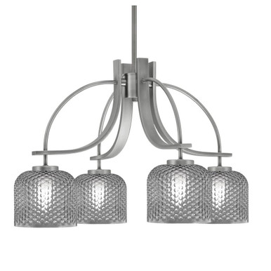 Cavella 4 Light Medium Chandelier by Toltec 3924-4612