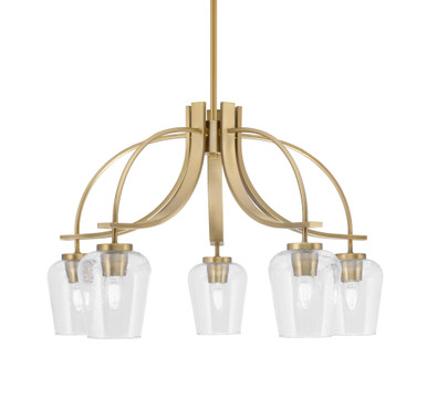 Cavella 5 Light Medium Chandelier by Toltec 3925-210 - 3925-210