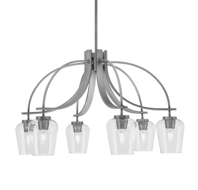 Cavella 6 Light Large Chandelier by Toltec 3926-210 - 3926-210