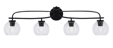 Cavella 4 Light Vanity Light 37.75 Inch Length by Toltec - 3914-MB-4100