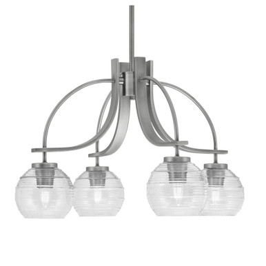 Cavella 4 Light Medium Chandelier by Toltec 3924-5112