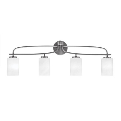 Cavella 4 Light Vanity Light 36 Inch Length by Toltec - 3914-NAB-3001