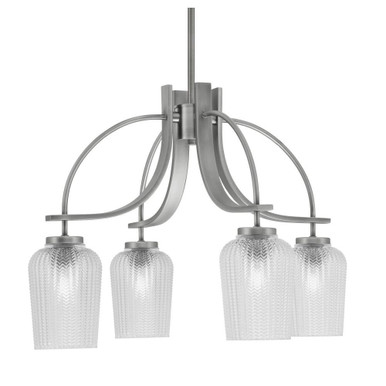 Cavella 4 Light Medium Chandelier by Toltec 3924-4253