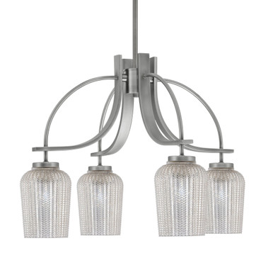 Cavella 4 Light Medium Chandelier by Toltec 3924-4253 - 3924-4253