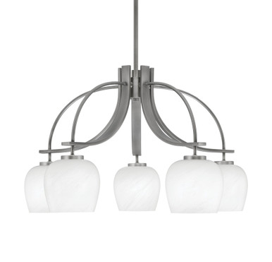 Cavella 5 Light Large Chandelier by Toltec 3925-4812 - 3925-4812