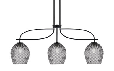 Cavella 3 Light Small Island Pendant 39.75 Inch Length by Toltec - 3936-MB-4902