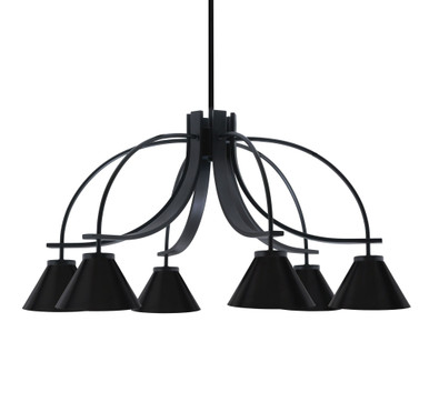 Cavella 6 Light Large Chandelier by Toltec 3926-421 - 3926-421