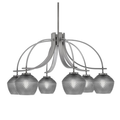 Cavella 6 Light Large Chandelier by Toltec 3926-4622