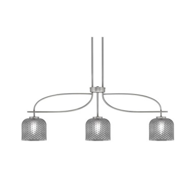 Cavella 3 Light Small Island Pendant 38.5 Inch Length by Toltec - 3936-4612