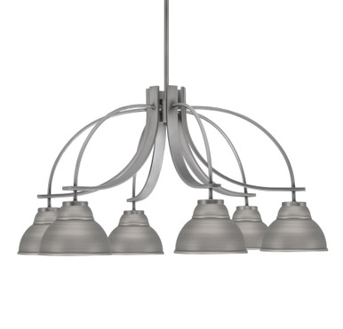 Cavella 6 Light Large Chandelier by Toltec 3926-427 - 3926-427