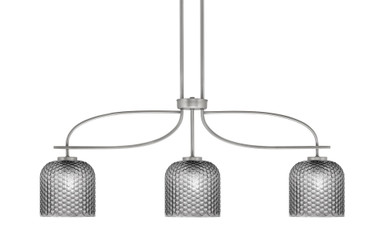 Cavella 3 Light Small Island Pendant 39.5 Inch Length by Toltec - 3936-4912