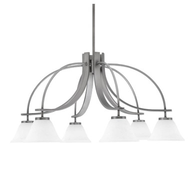 Cavella 6 Light Large Chandelier by Toltec 3926-311