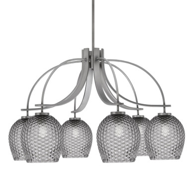 Cavella 6 Light Large Chandelier by Toltec 3926-4902 - 3926-4902