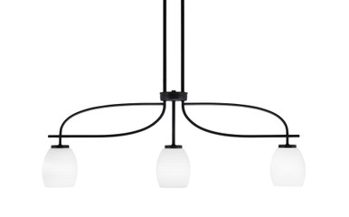 Cavella 3 Light Island 13.75 x 5 Inch by Toltec 3936-MB-426-CH - 3936-MB-426-CH