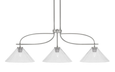 Cavella 3 Light Medium Island Pendant 45.25 Inch Length by Toltec - 3936-2122