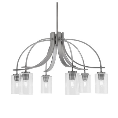 Cavella 6 Light Large Chandelier by Toltec 3926-310