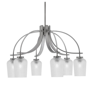 Cavella 6 Light Large Chandelier by Toltec 3926-4253