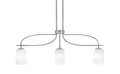 Cavella 3 Light Island Pendant 35.75 Inch Length by Toltec - 3936-4069