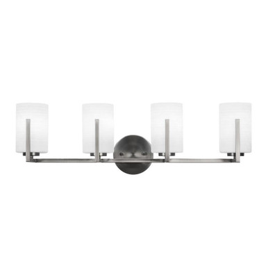 Atlas 4 Light White Matrix Vanity Light by Toltec - 4514-29-875-29