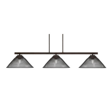 Atlas 3 Light Medium Island Pendant 50 Inch Length by Toltec - 4523-MB-808