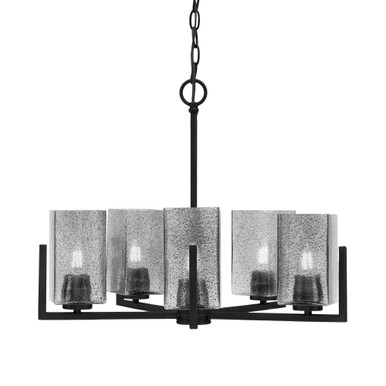 Atlas 5 Light Chandelier 17.5 Inch Tall and 20 Inch Wide by Toltec - 4505-GP-541