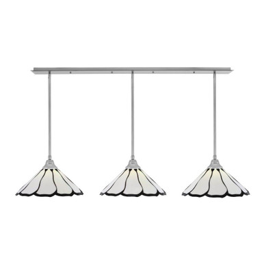 Any 3 Light Large Linear Pendant 55.5 Inch Length by Toltec - 48-16-95-555