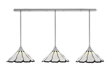 Any 3 Light Large Linear Pendant 55.5 Inch Length by Toltec - 48-16-95-555