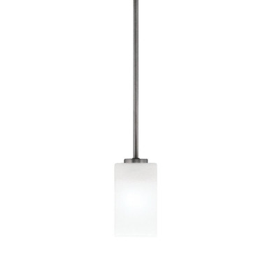 Atlas 1 Light Stem Hung Mini Pendant 7 Inch Tall X 3.5 Inch Wide by Toltec - 4501-MB-541