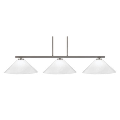 Atlas 3 Light Large Kitchen Bar Pendant 52.5 Inch Length by Toltec - 4523-16-525-825