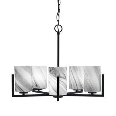 Atlas 5 Light Small Chandelier by Toltec 4505-GP-3001 - 4505-GP-3001