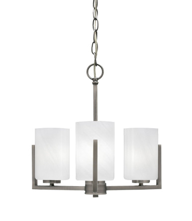 Atlas 3 Light Mini Chandelier by Toltec 4503-GP-300 - 4503-GP-300