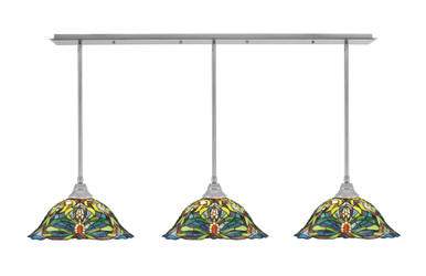 Any 3 Light Large Linear Pendant 63 Inch Length by Toltec - 48-19-9-63