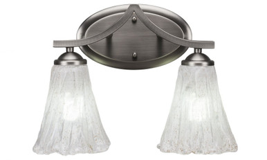 Zilo 2 Light Vanity Light 14.5 Inch Length by Toltec - 552--105-145