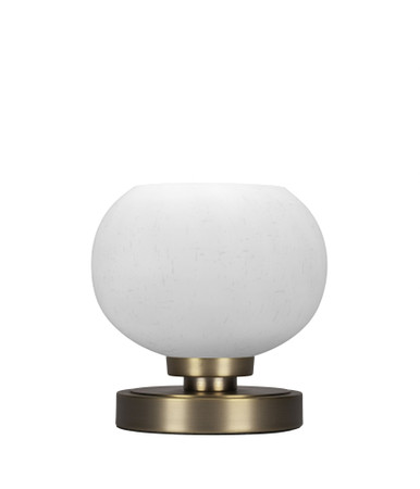 Luna 1 Light Table Lamp 7 Inches Tall and 7 Inches Wide by Toltec - 51-77