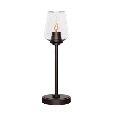 Luna 1 Light Table Lamp 17.5 Inches Tall and 5.5 Inches Wide by Toltec - 53-55175