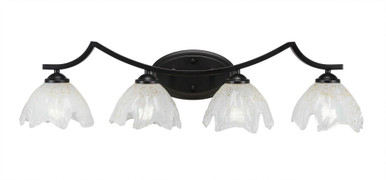 Zilo 4 Light Vanity Light 32.75 Inch Length by Toltec - 554--1025-3275