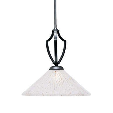 Zilo 1 Light Large Pendant 16.5 Inch Tall by Toltec - 562-16-165-