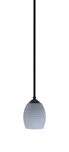 Zilo 1 Light Stem Hung Mini Pendant 7 Inch Tall by Toltec - 560-MB-615