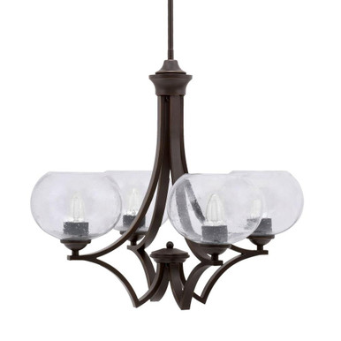 Zilo 4 Light Medium Chandelier by Toltec 564-GP-202