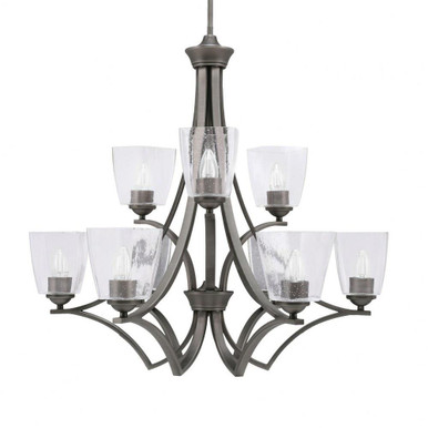 Zilo 9 Light Medium Chandelier by Toltec 569-MB-461