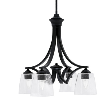 Zilo 4 Light Small Chandelier by Toltec 568-DG-460 - 568-DG-460